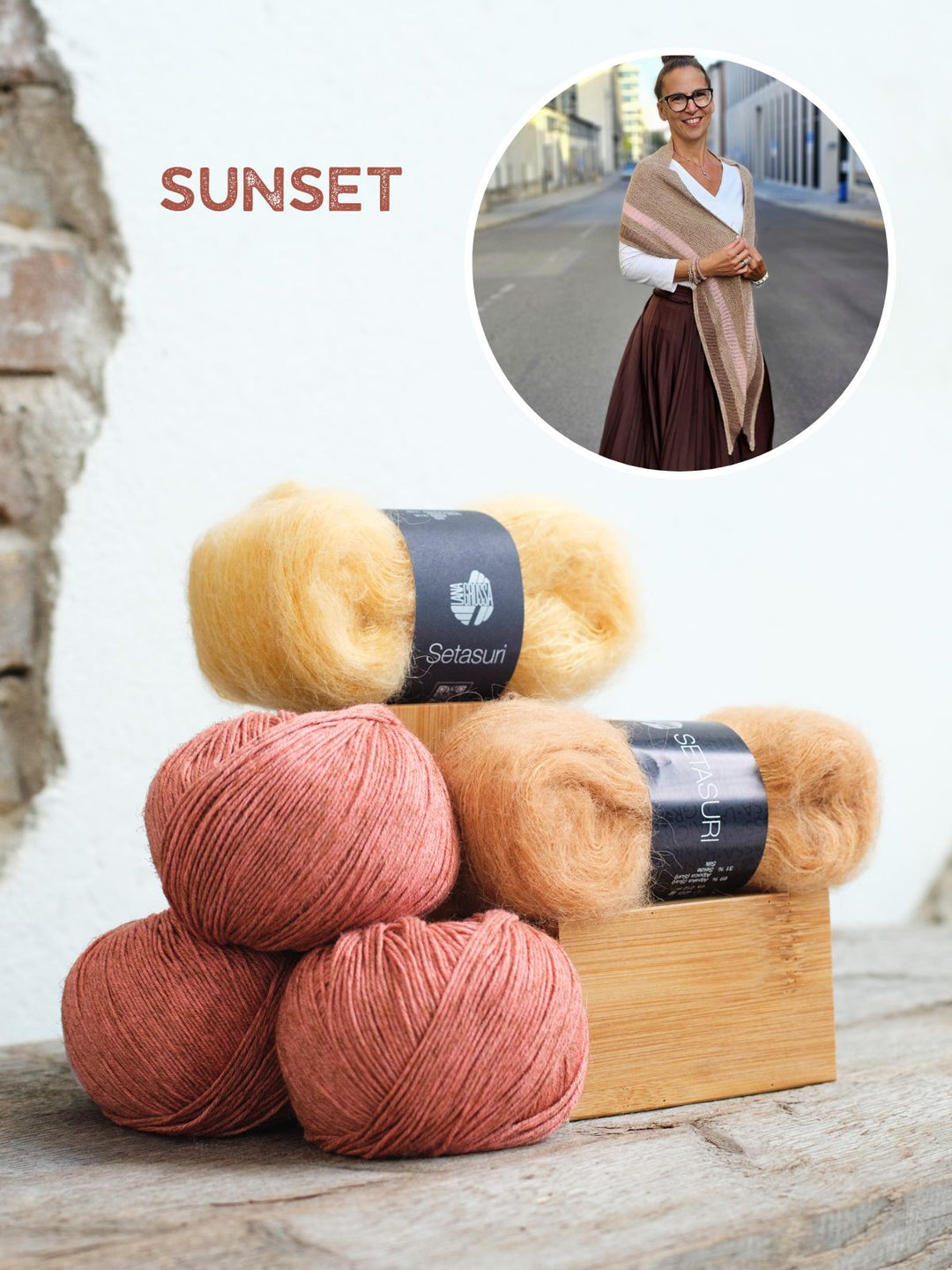 Strickpaket Tuch Pili - Joél Joél