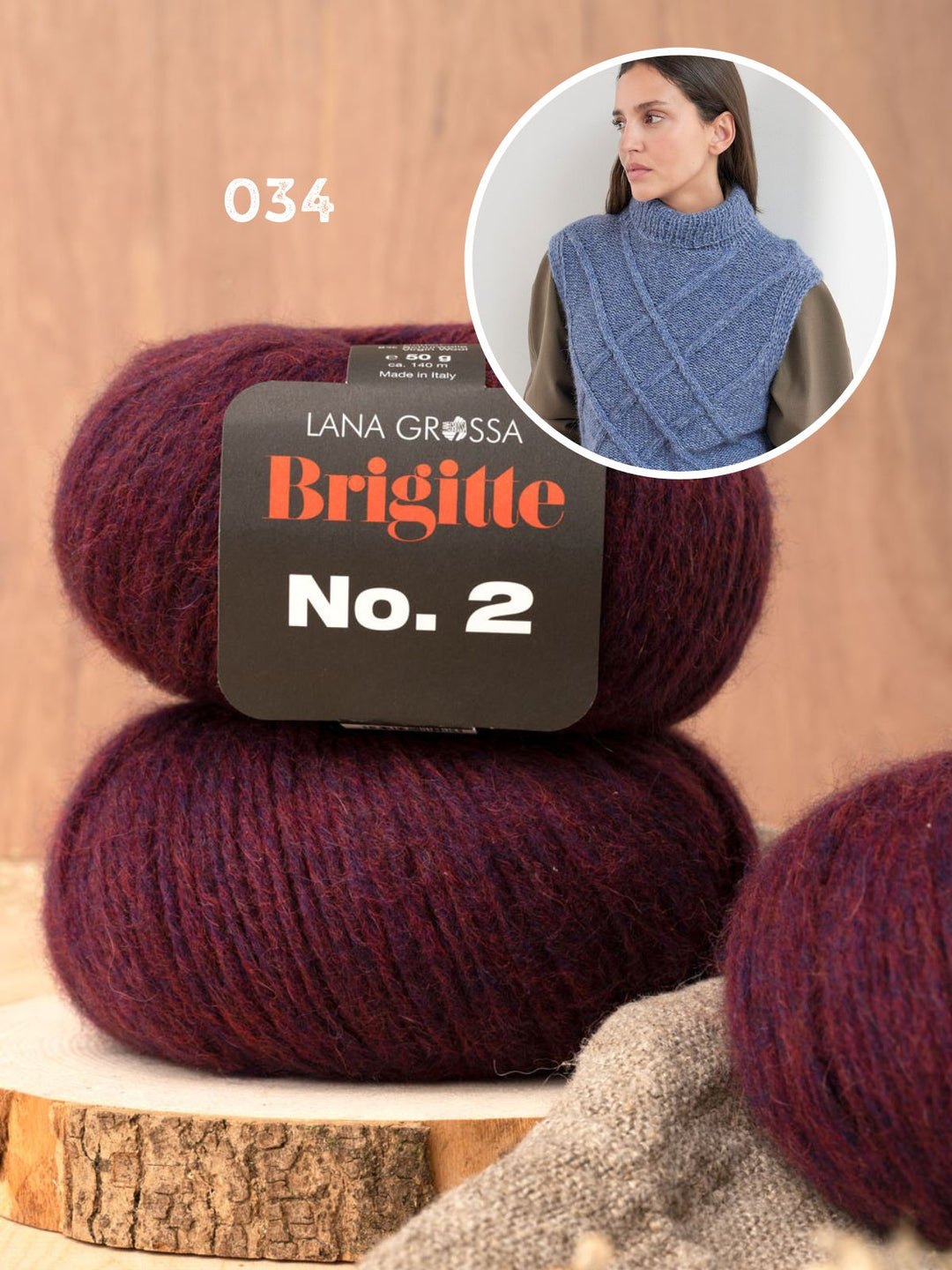 Strickpaket Brigitte No. 2 Pullunder