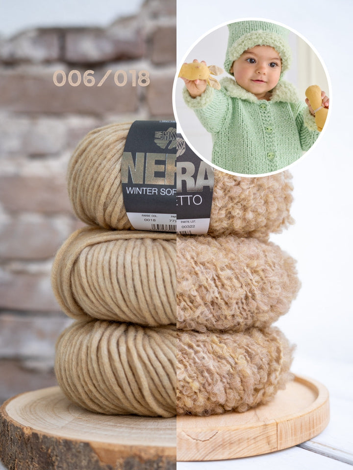 Strickpaket Winter Softness Orsetto Weste + Mütze