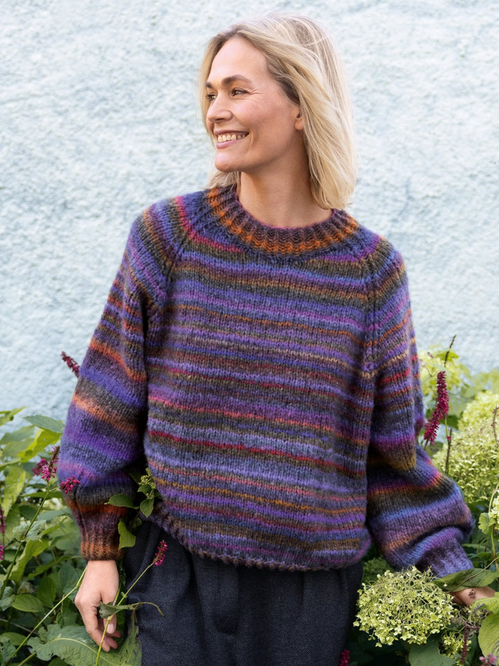 Strickpaket Bomba Raglanpullover - Top-down