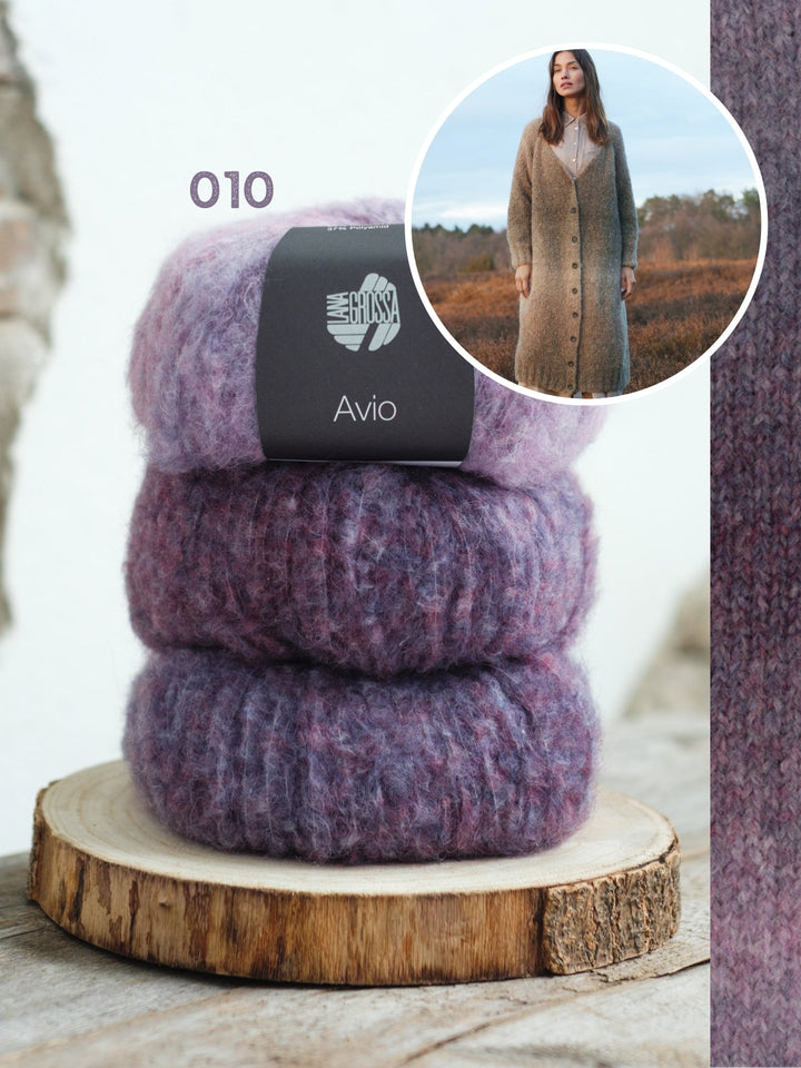 Strickpaket Avio Raglan Mantel