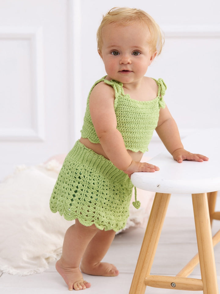Häkelpaket Campo Babyset (Top + Röckchen)