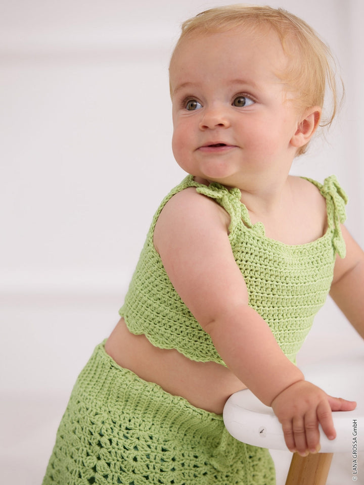 Häkelpaket Campo Babyset (Top + Röckchen)