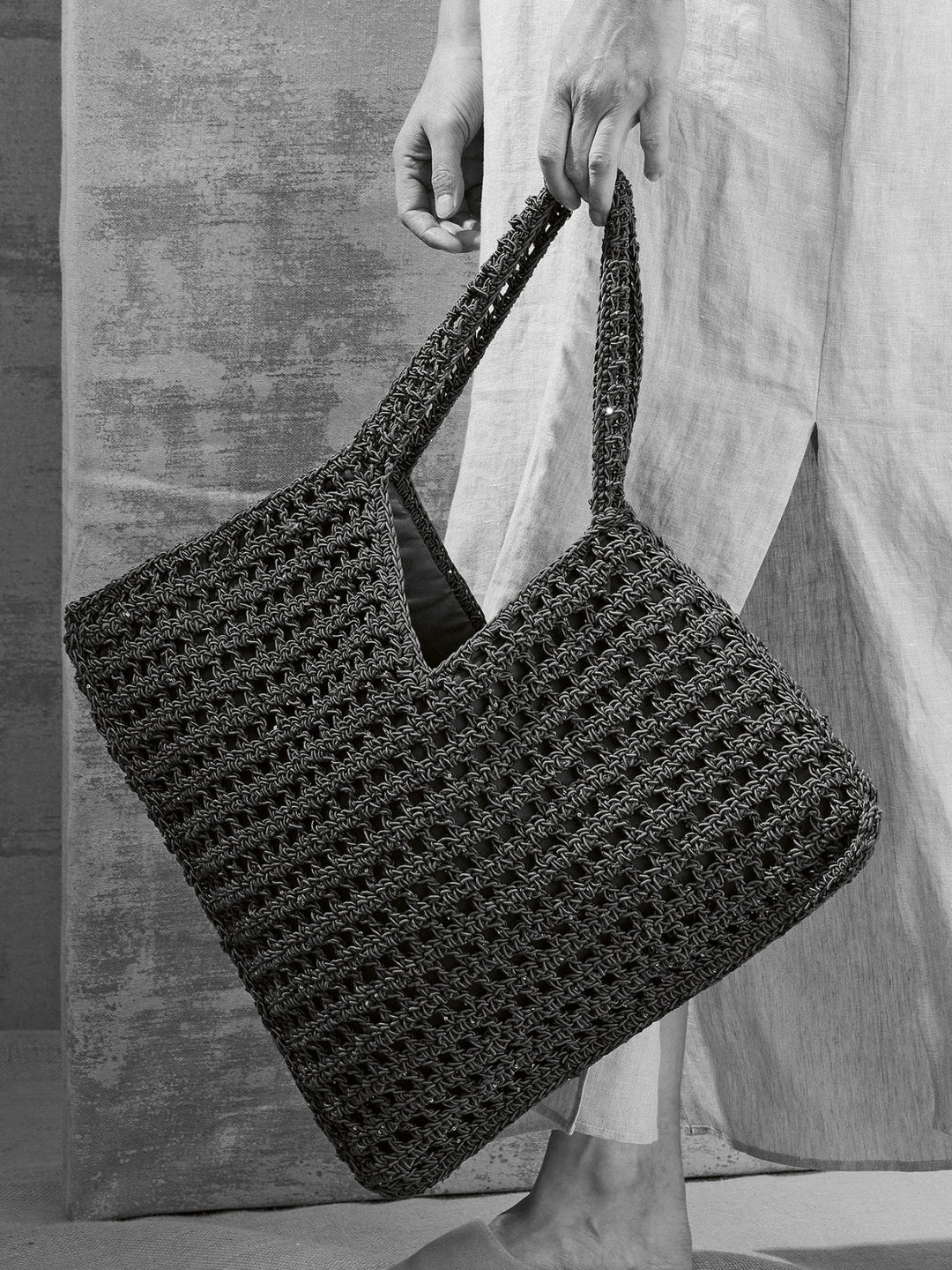 Häkelpaket The Core Glamour Strandtasche