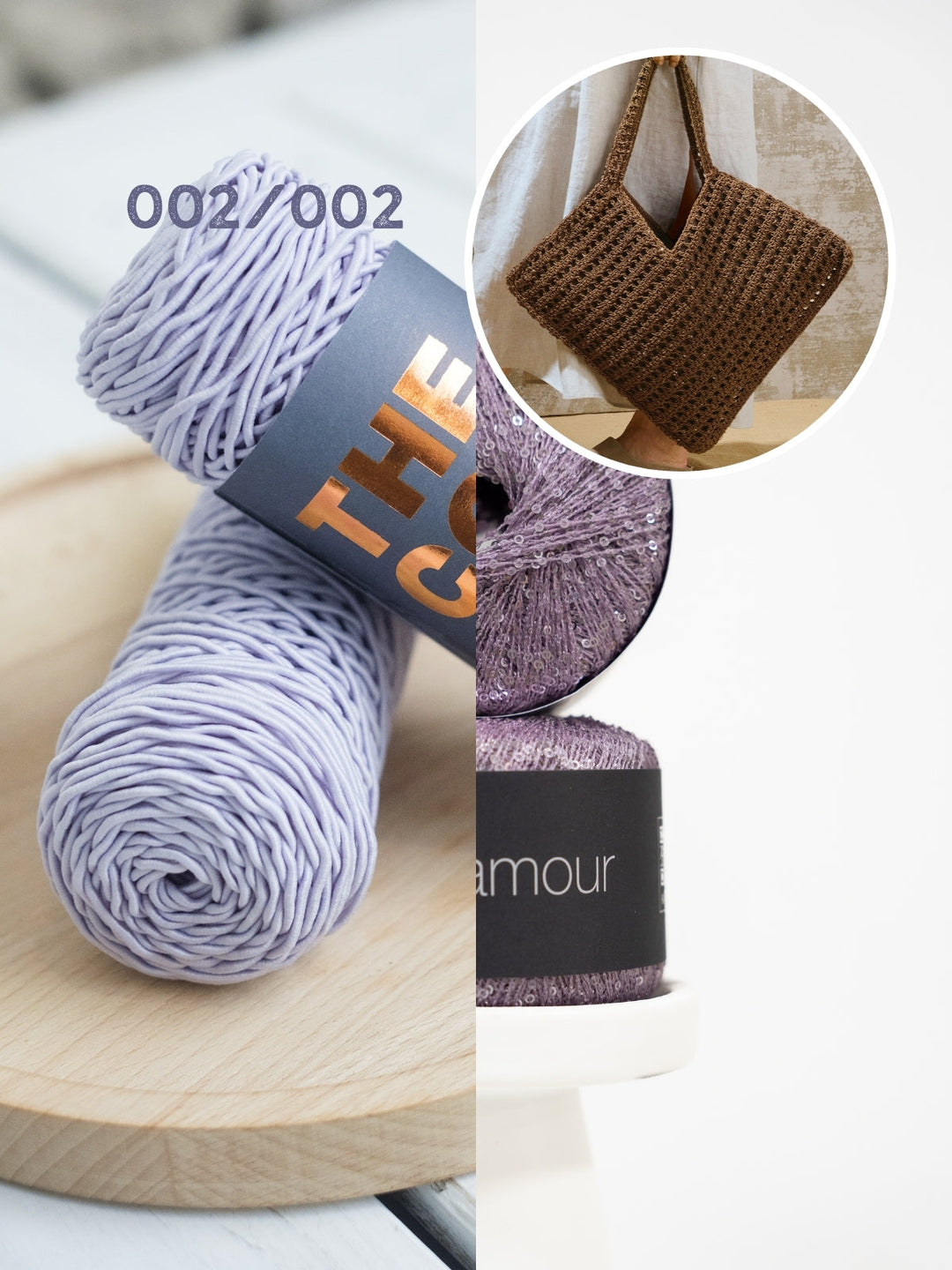 Häkelpaket The Core Glamour Strandtasche