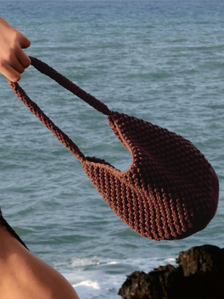 Häkelpaket Tessera Henkeltasche im Noppenmuster