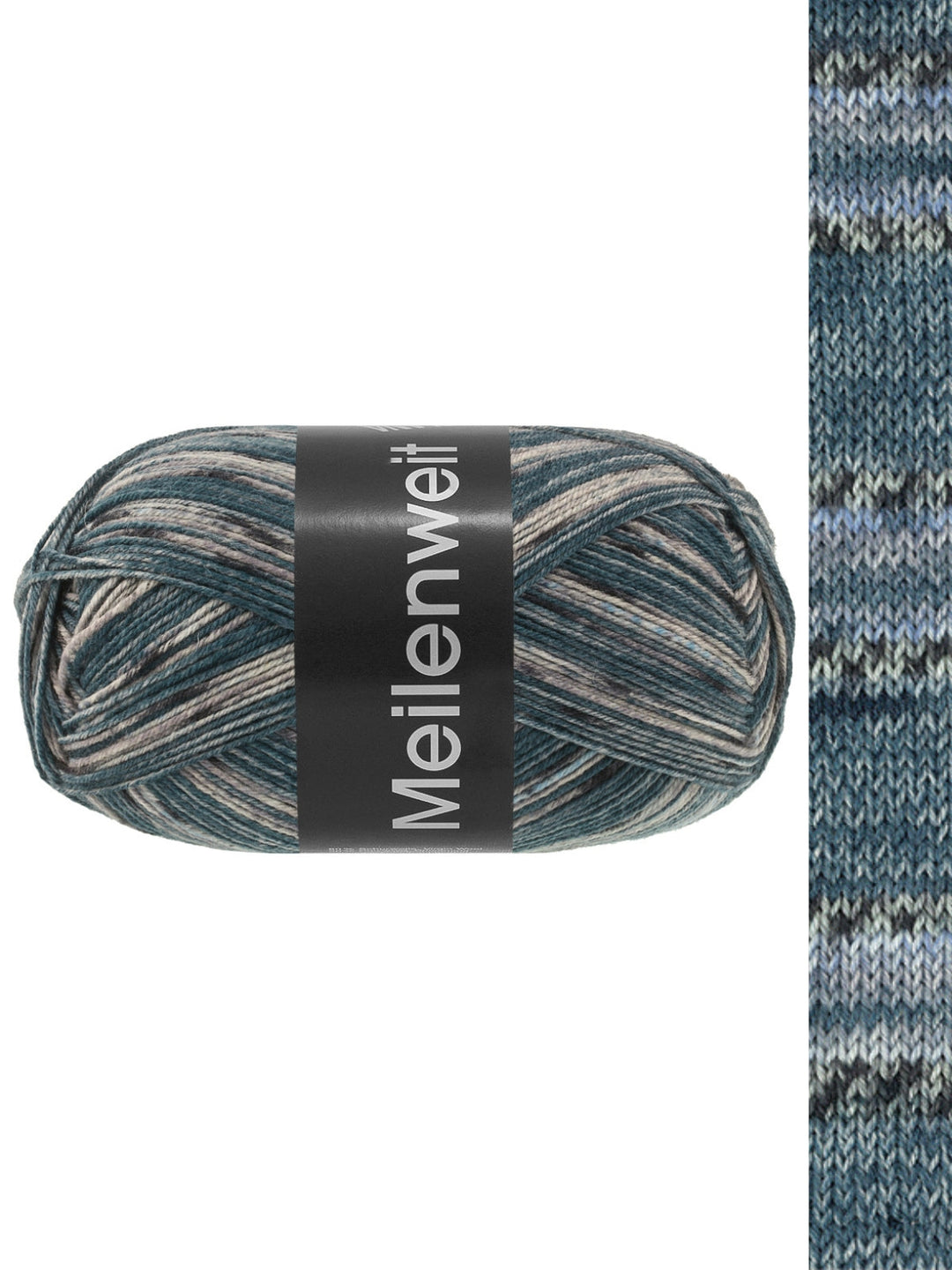 Meilenweit 100 Denim Mix Black 664