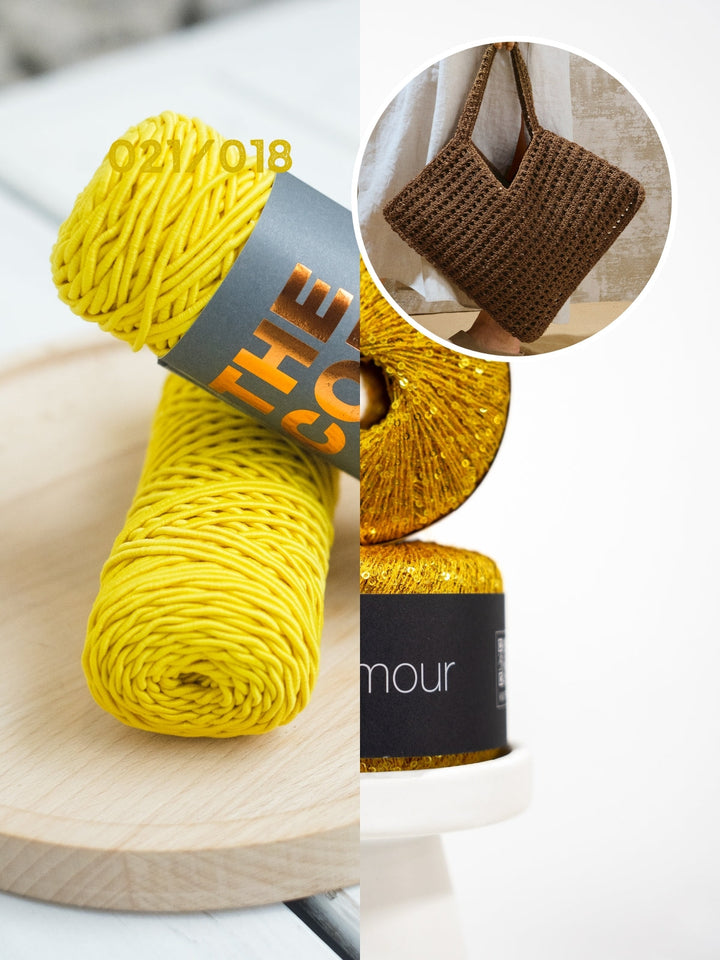 Häkelpaket The Core Glamour Strandtasche