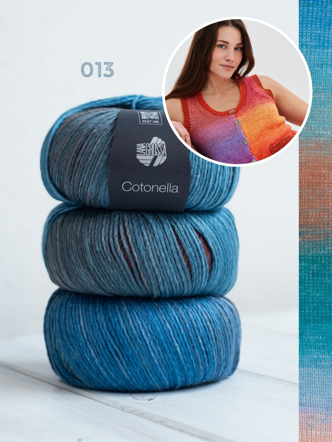 Strickpaket Cotonella Weste
