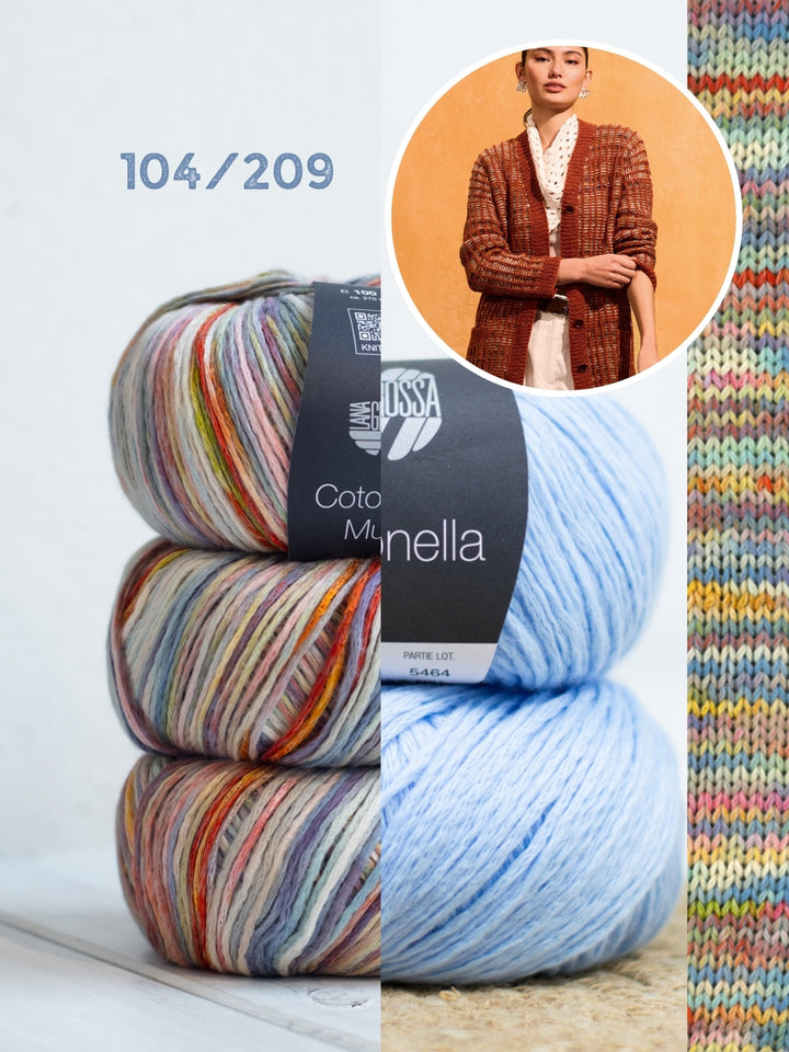 Strickpaket Cotonella Jacke