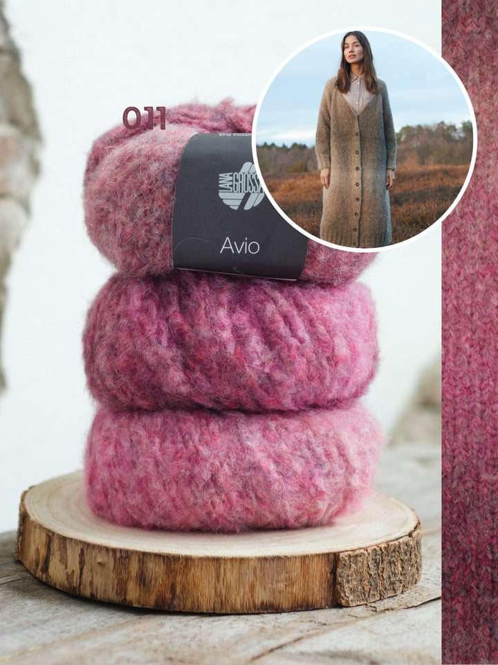 Strickpaket Avio Raglan Mantel