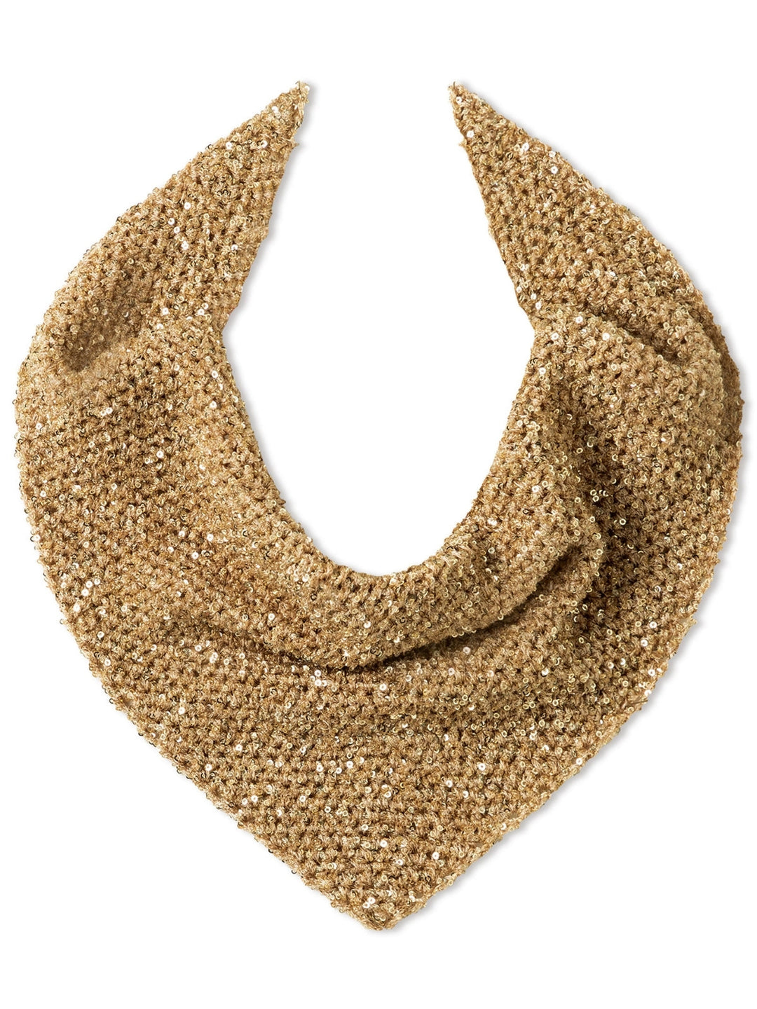 Häkelpaket Glamour Pailletten-Kopftuch