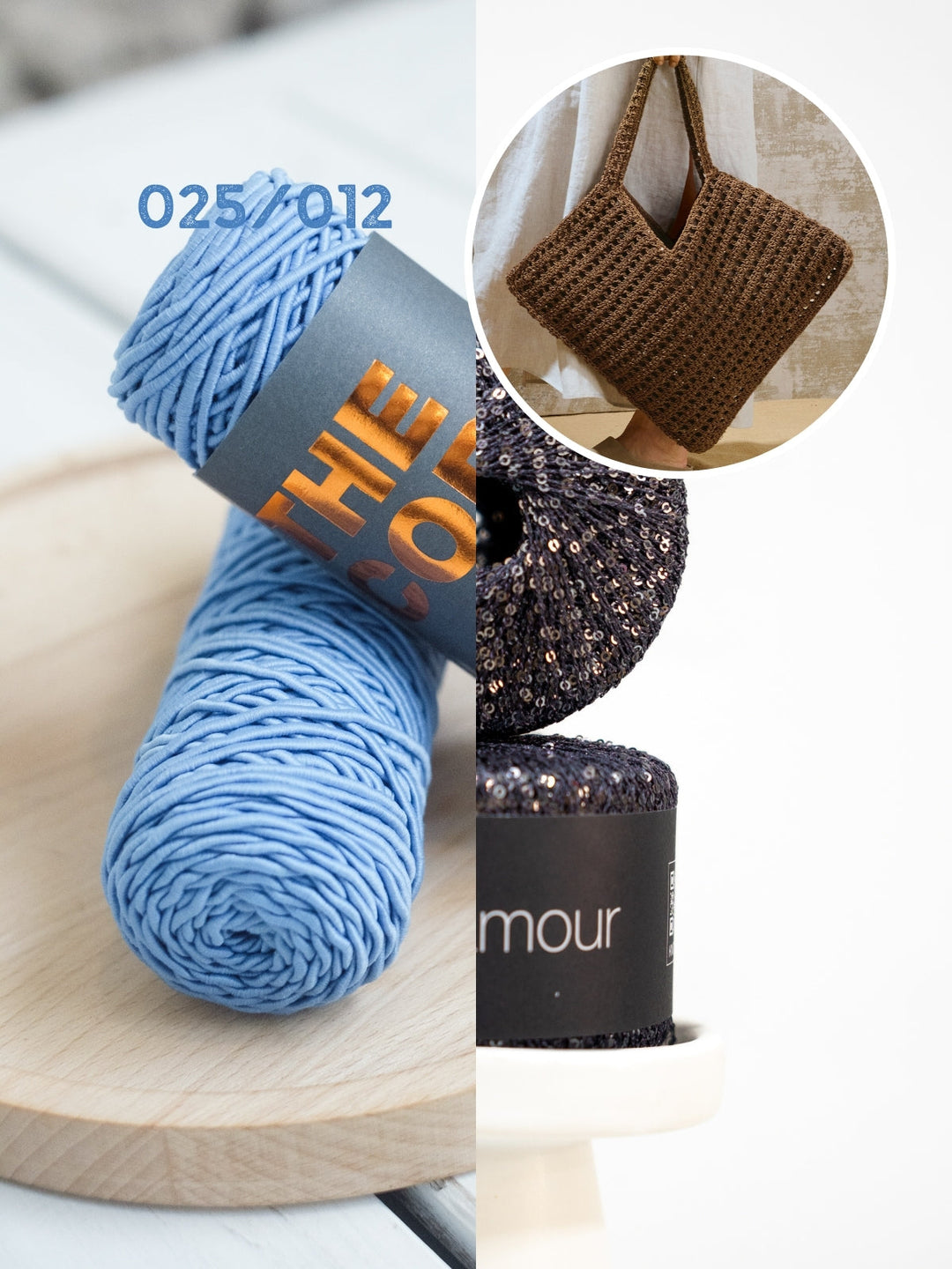 Häkelpaket The Core Glamour Strandtasche