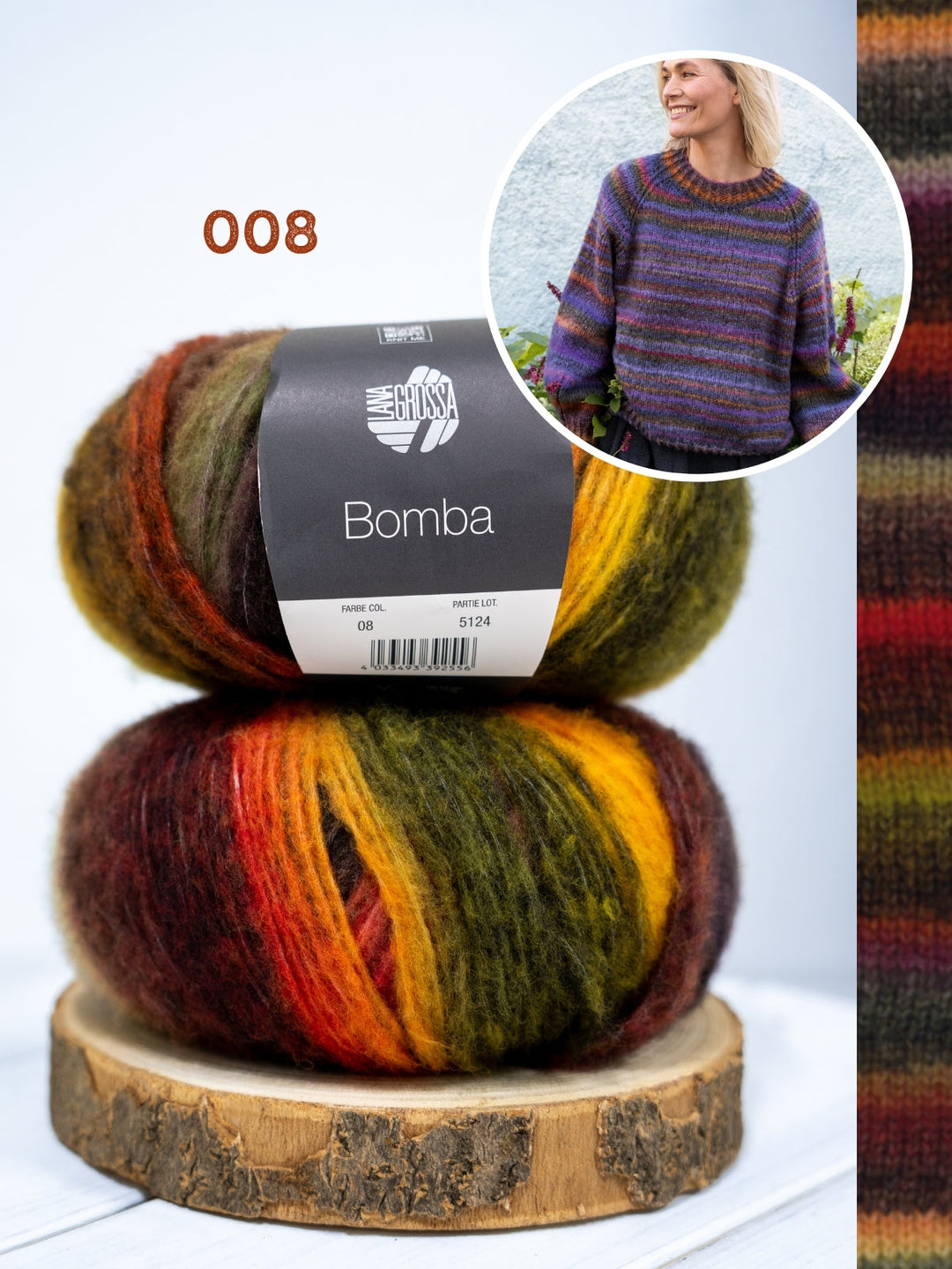 Strickpaket Bomba Raglanpullover - Top-down