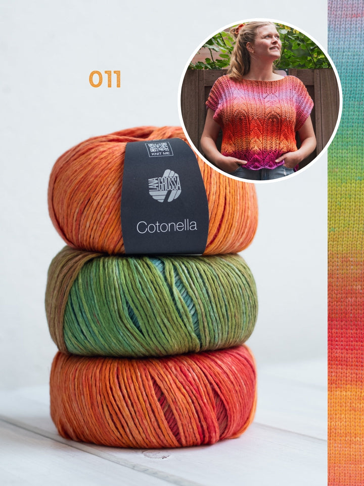 Strickpaket Sunset Ajour Top