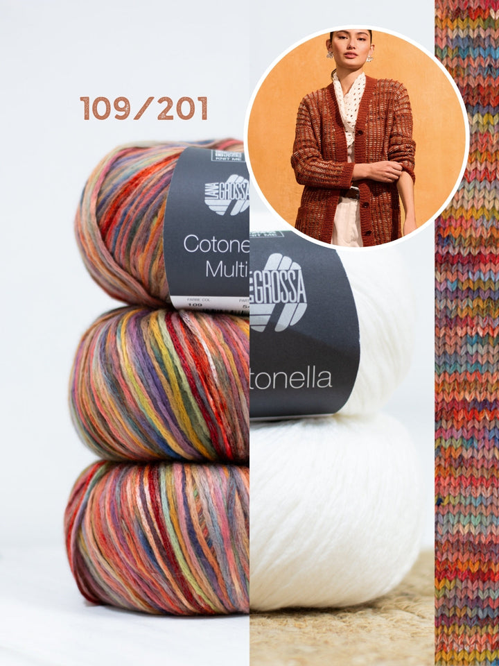Strickpaket Cotonella Jacke
