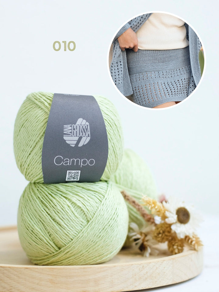 Strickpaket Campo Rock mit Ajourmuster