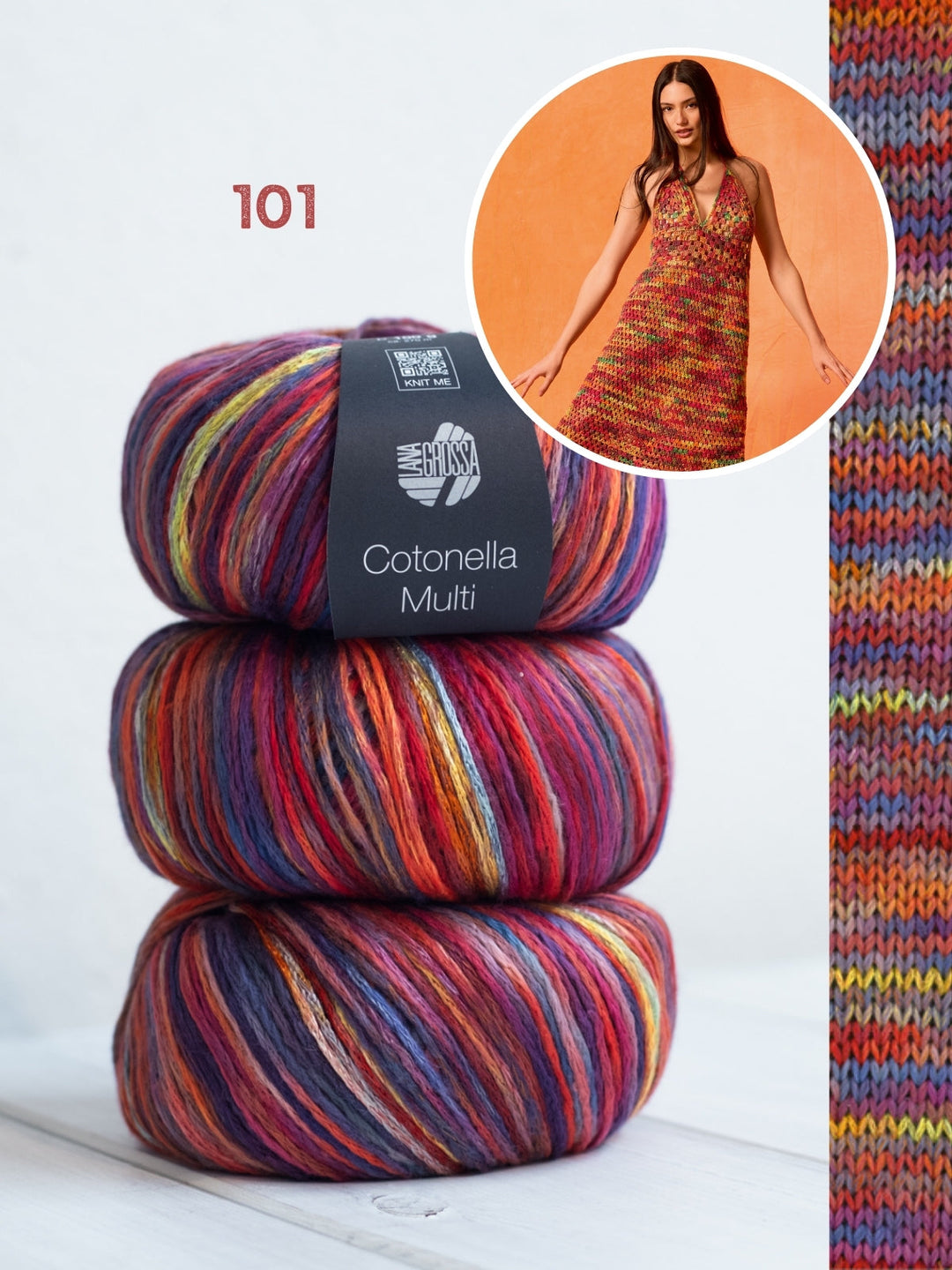 Häkelpaket Cotonella Multi Kleid