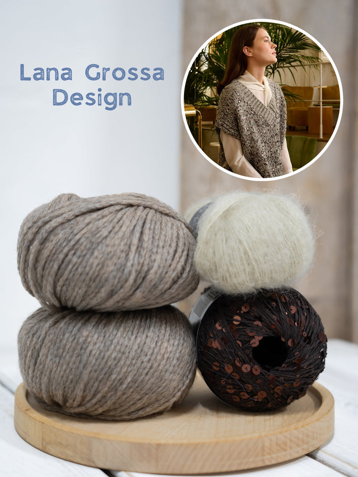 Strickpaket Alta Moda Cashmere 16 Setasuri Cosmo Pullunder