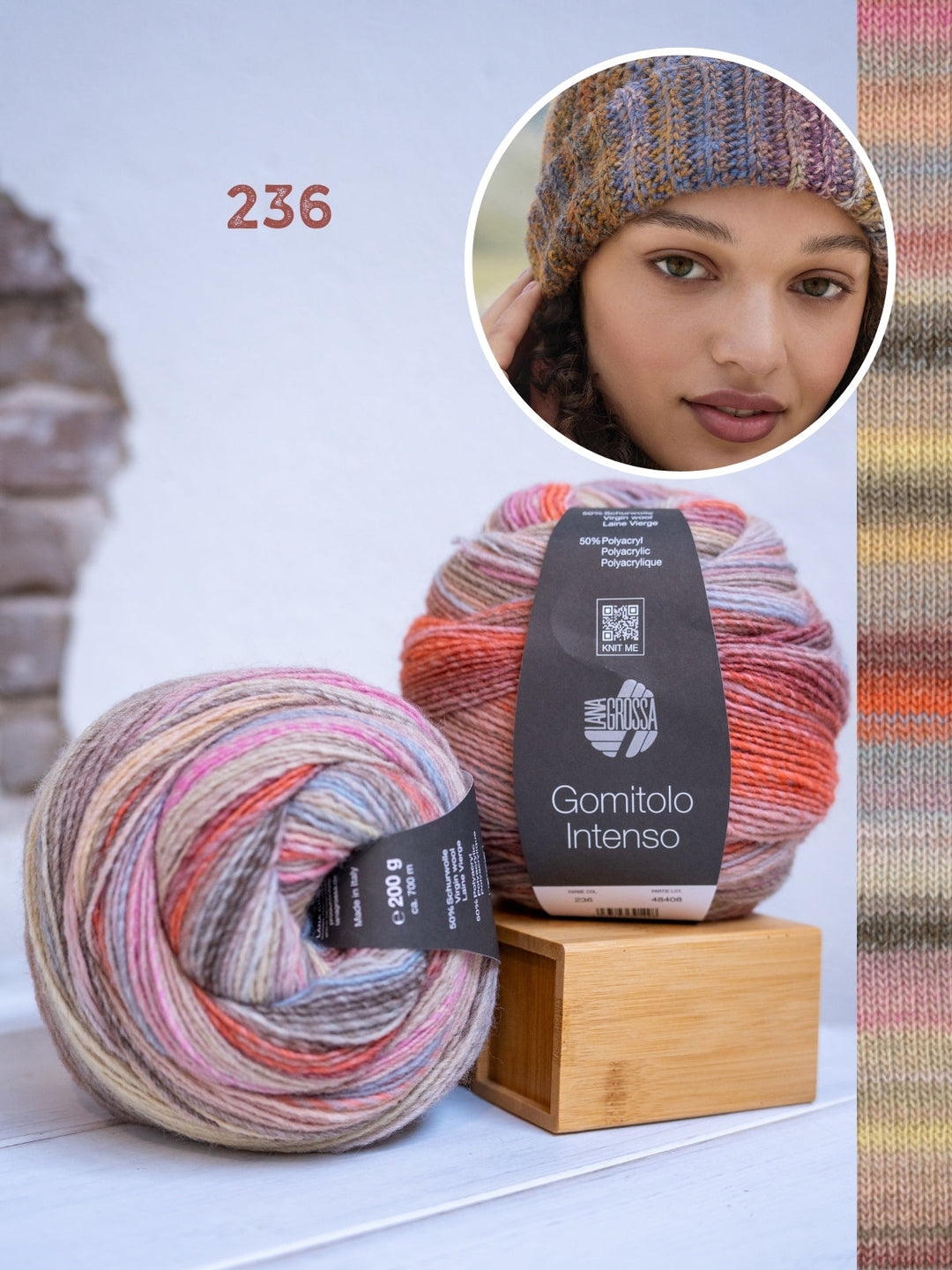Häkelpaket Gomitolo Intenso Beanie