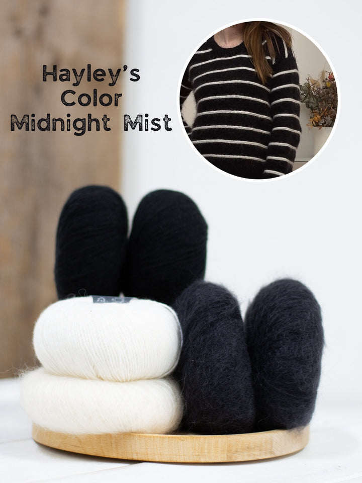 Strickpaket Bridget Sweater - Kolibri by Johanna