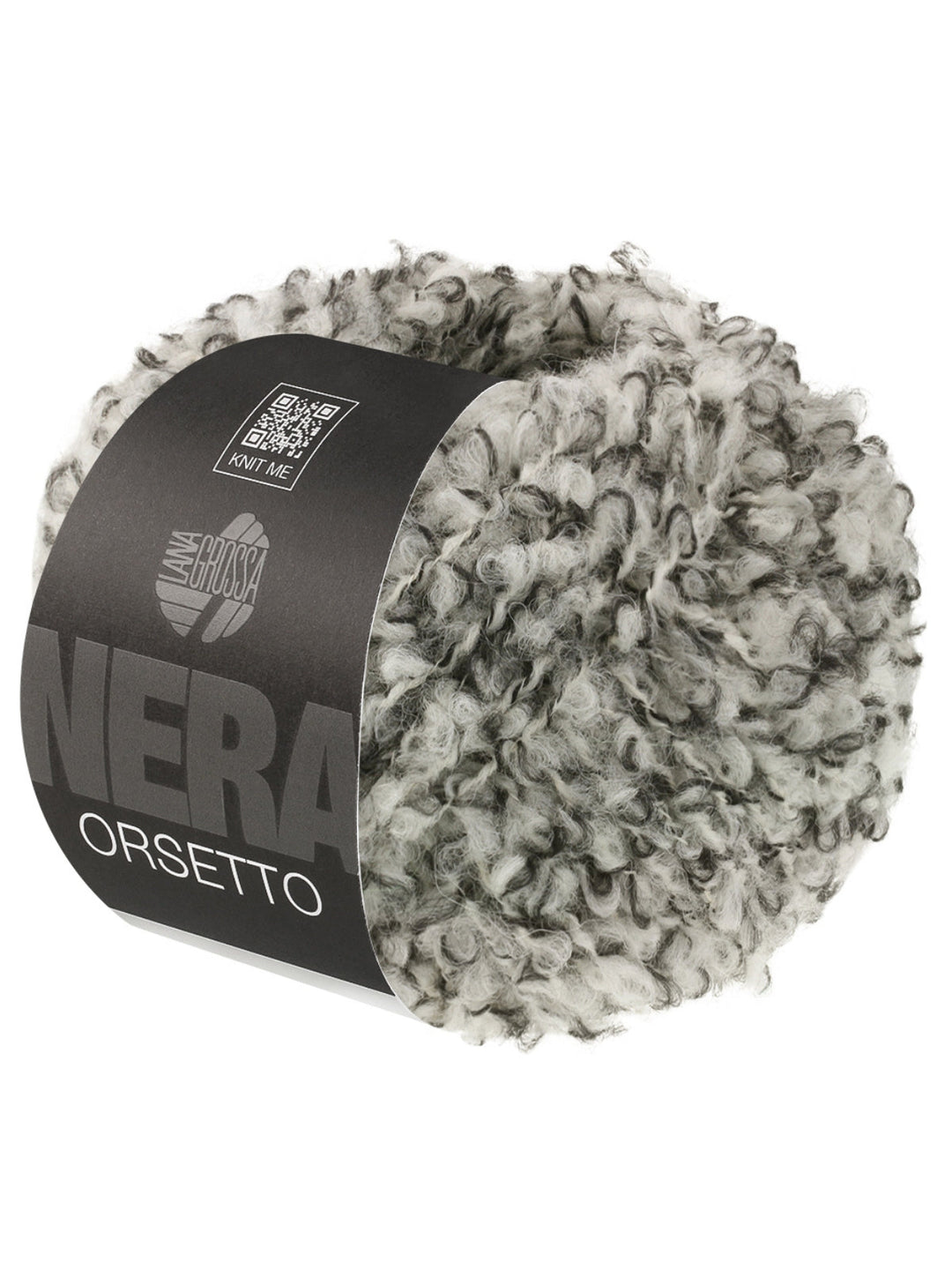 Orsetto Mouliné 106 Schwarz/Grau
