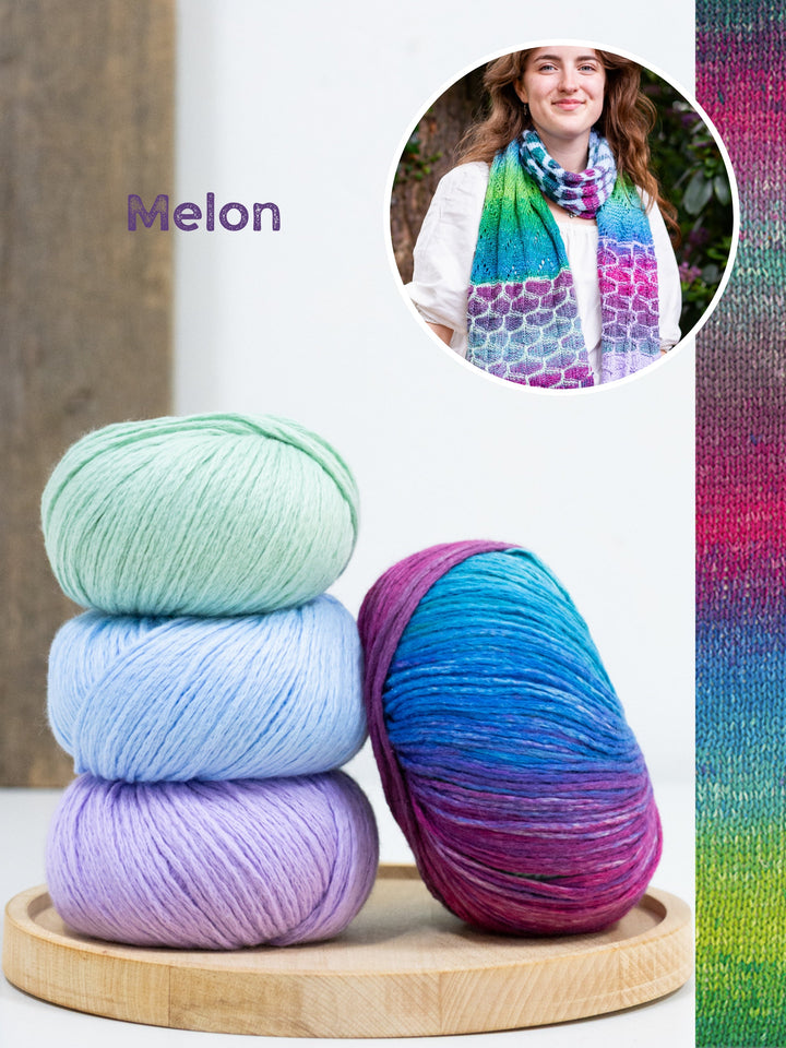 Strickpaket Cotonella Mirror Schal - KAL 2026