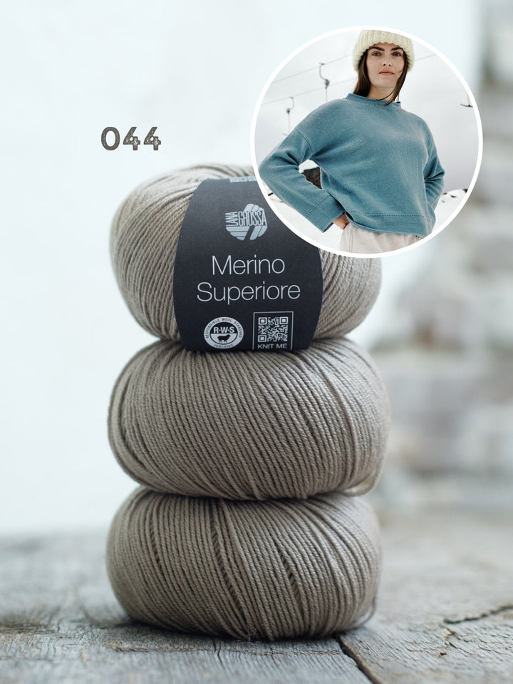 Strickpaket Merino Superiore Pullover