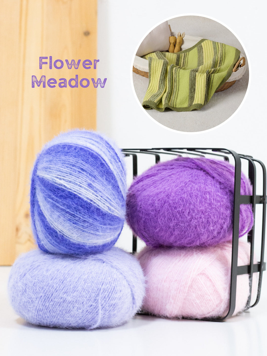 Strickpaket Cosy Socks Gestreifte Decke