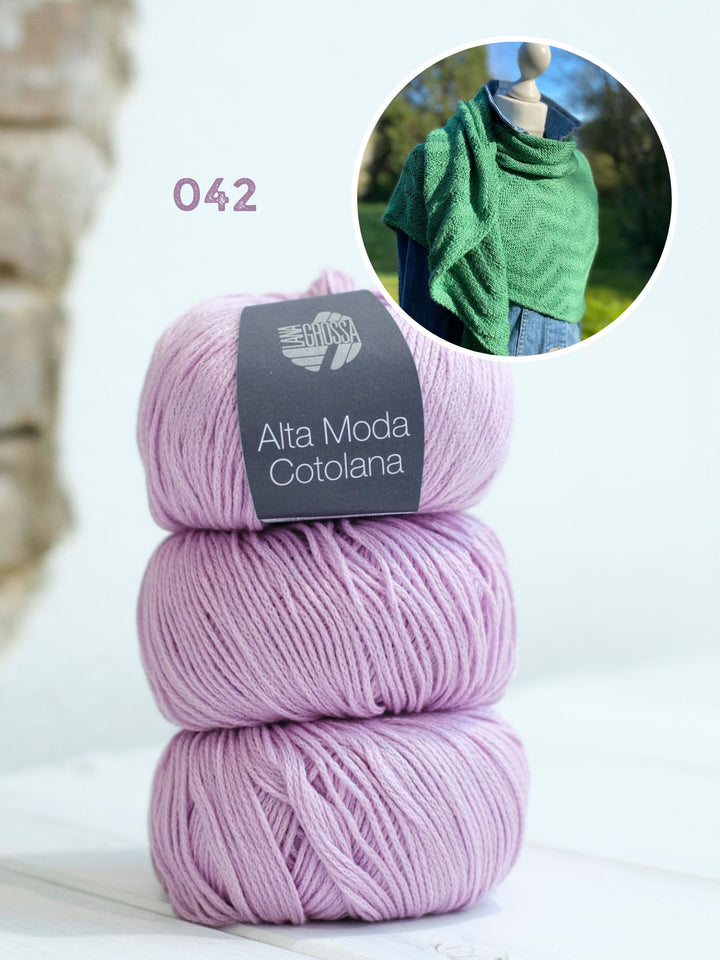 Strickpaket Lizas Tuch Swinging Lines