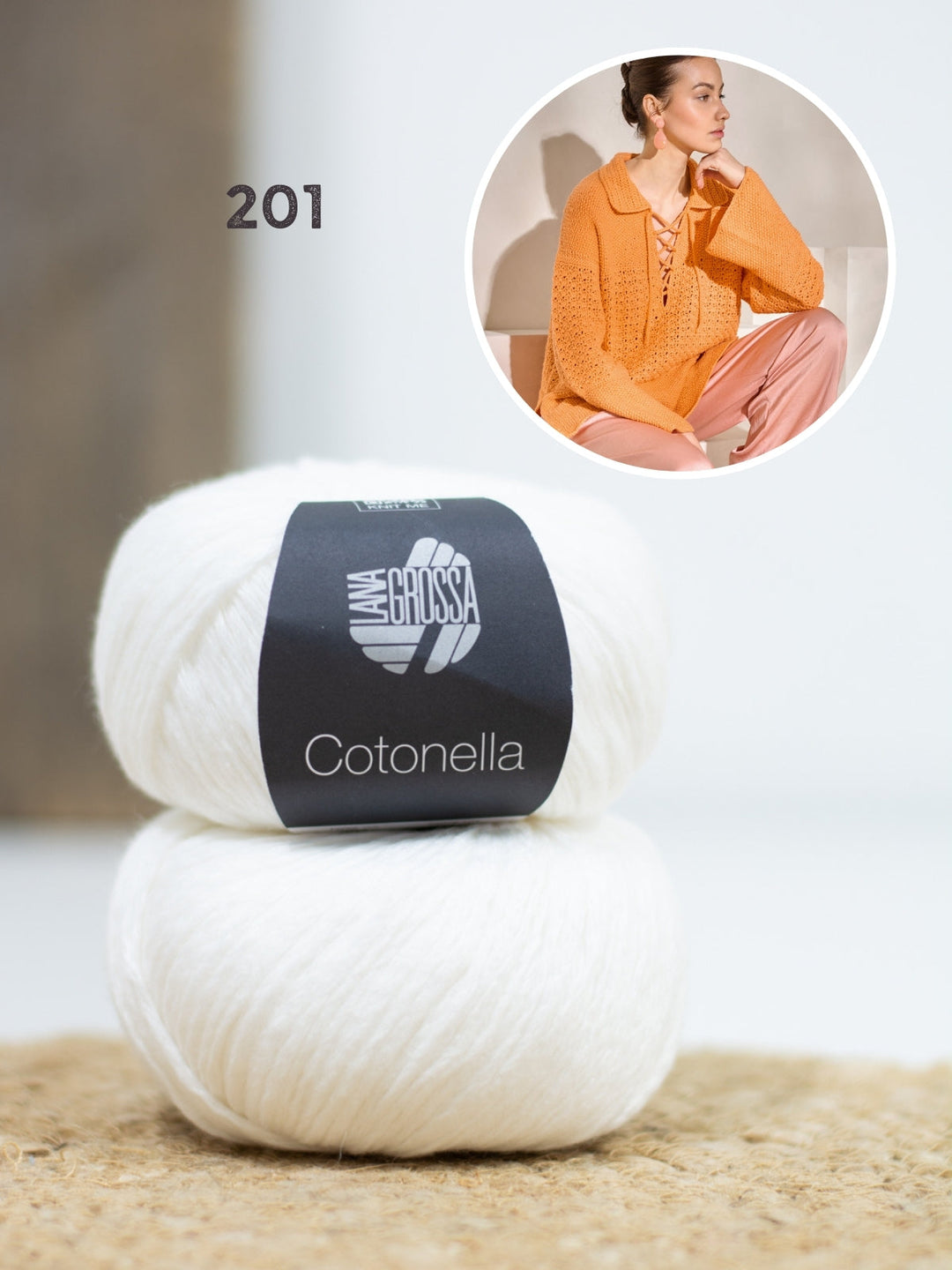 Strick- und Häkelpaket Cotonella Pullover