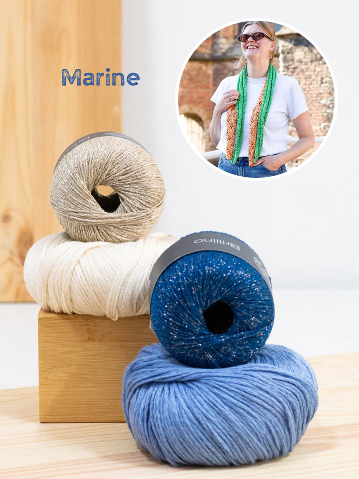 Strickpaket Brilliant Summer Schals