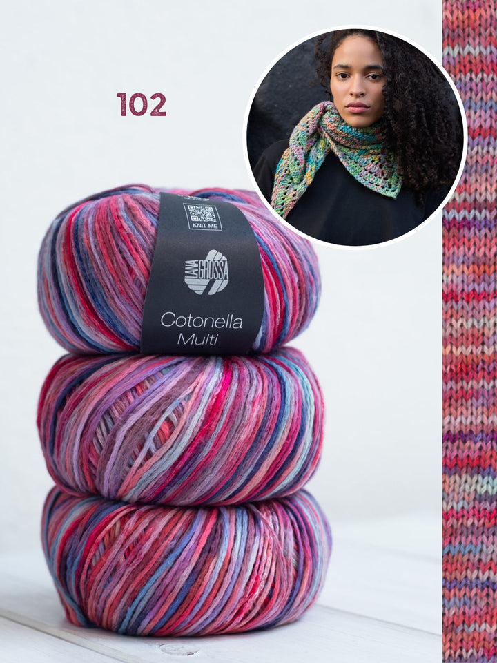 Häkelpaket Cotonella Multi Kleine Dreieckstuch