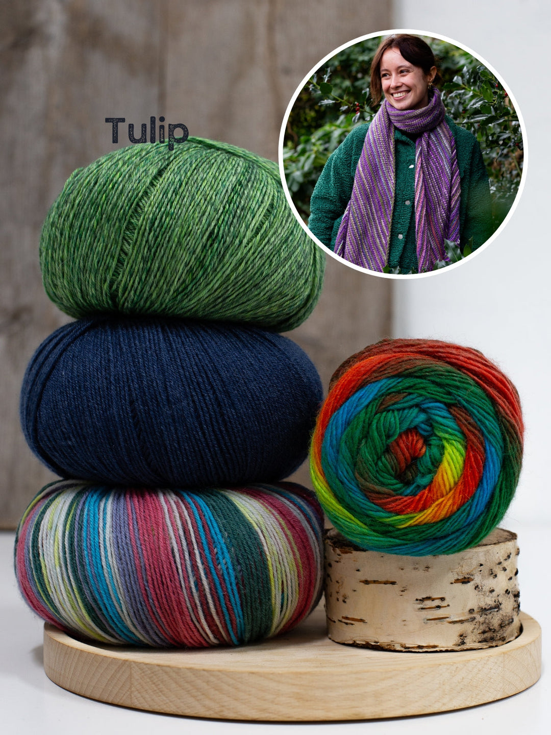 Tunesisches Häkelpaket Lavender Scarf – Studio Hook & Yarn