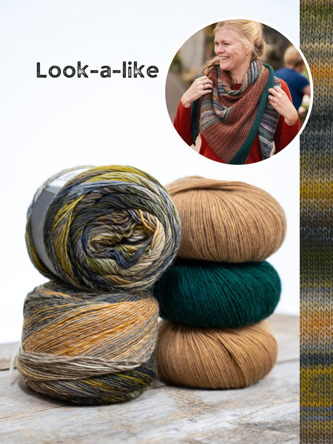 Strickpaket Lizas Tuch Polka Dots - Colorissimo