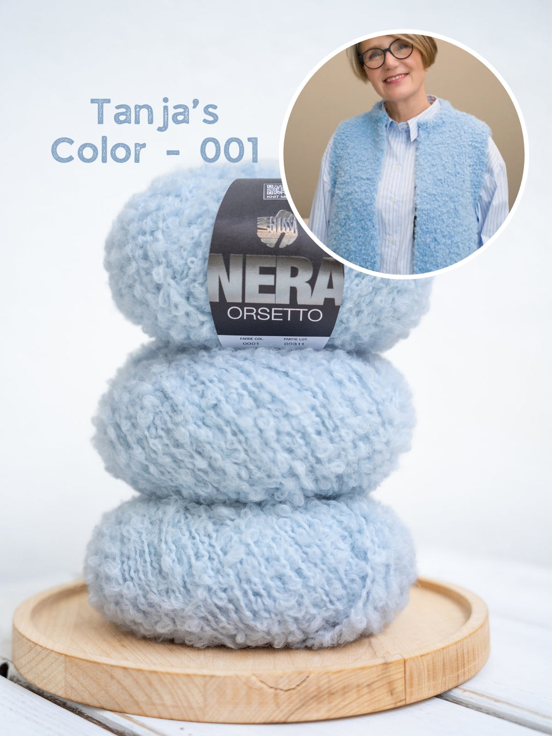 Strickpaket Mae Weste - Orsetto - Tanja Steinbach
