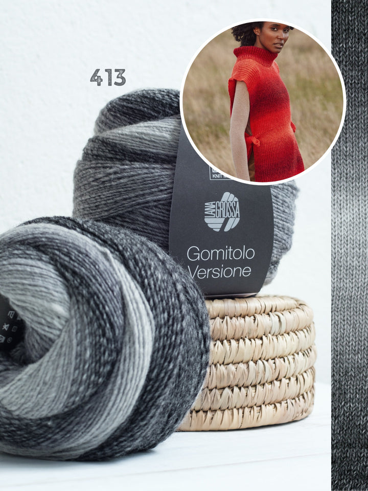 Strickpaket Gomitolo Versione Cache Coeur