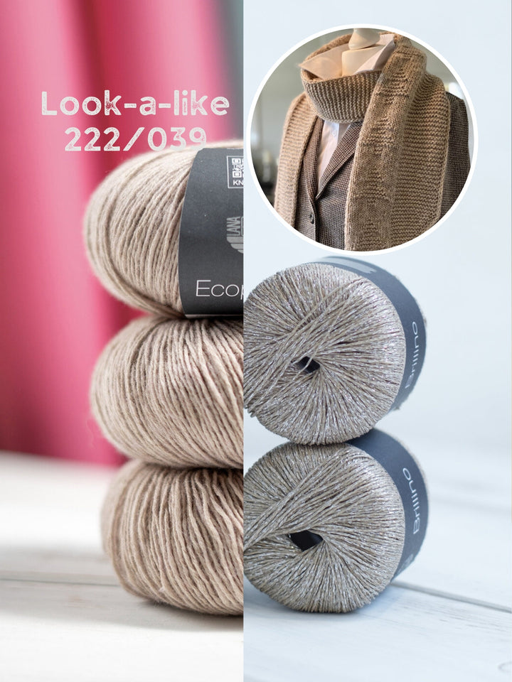 Strickpaket Lizas Schal Tiny Trees