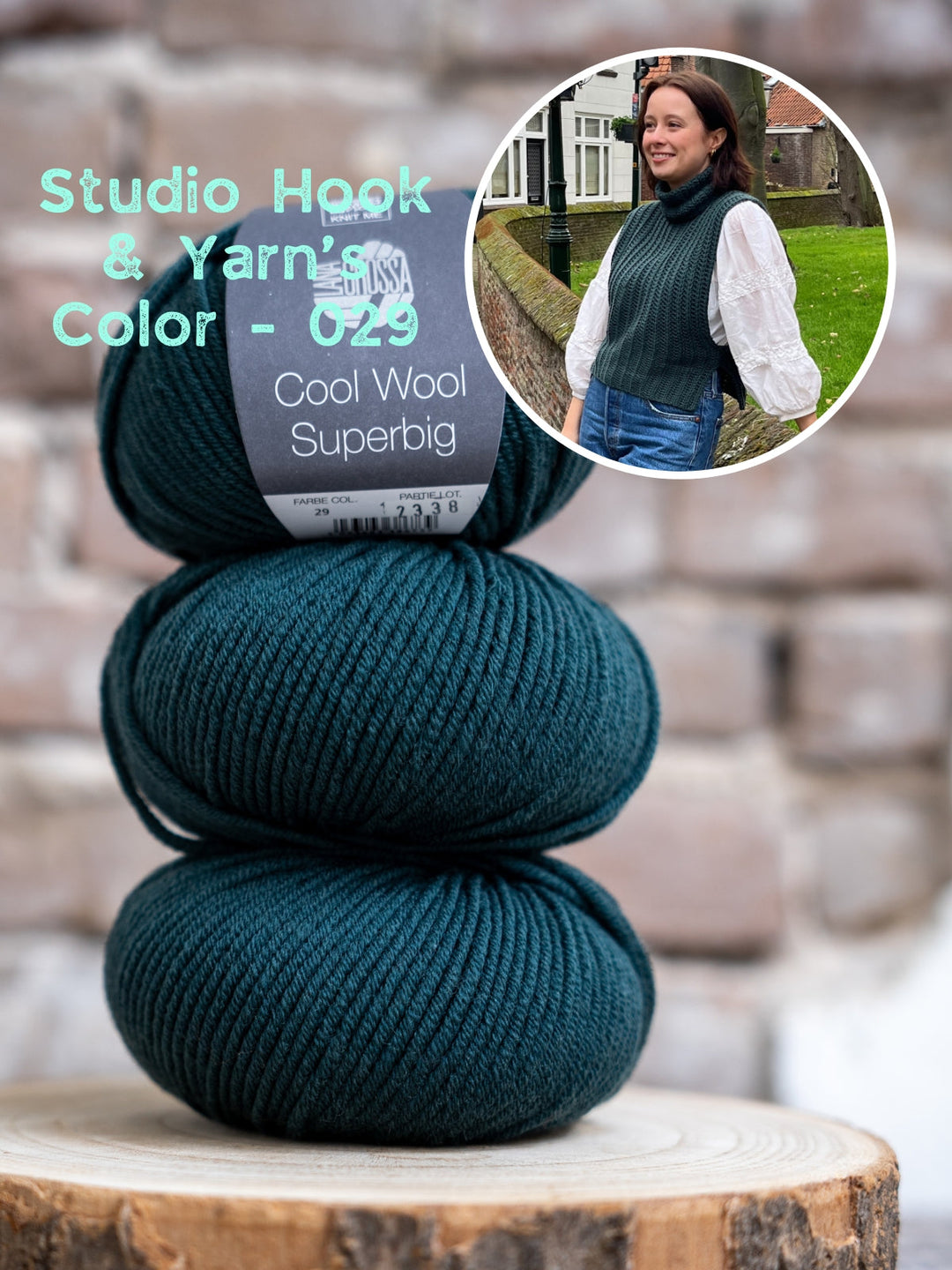 Häkelpaket Cardamom Pullunder – Studio Hook & Yarn