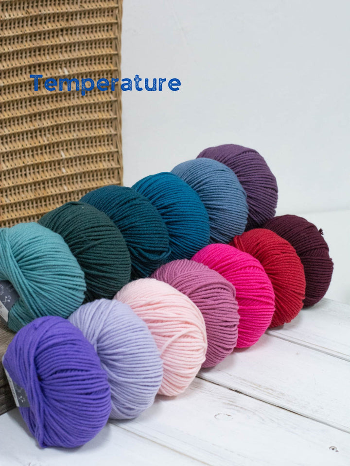 Garnpaket Temperature Blanket – Cool Wool Superbig