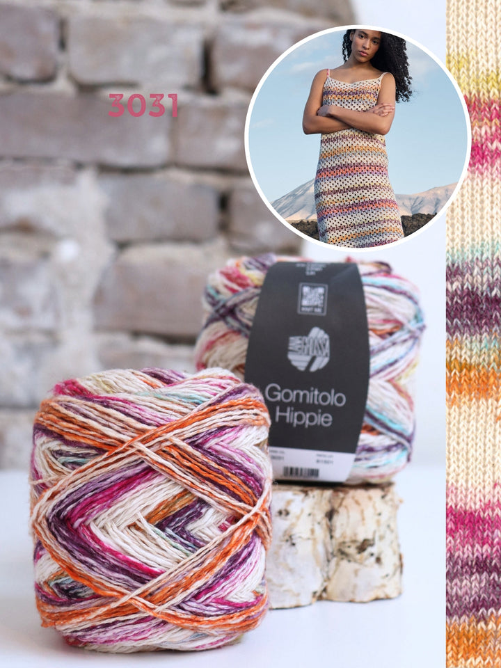 Häkelpaket Gomitolo Hippie Kleid