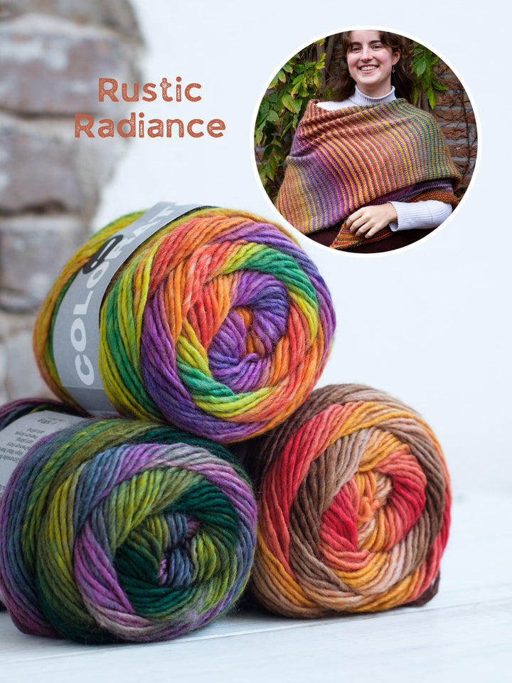 Strickpaket Colorful Friday Tuch - Limited Edition