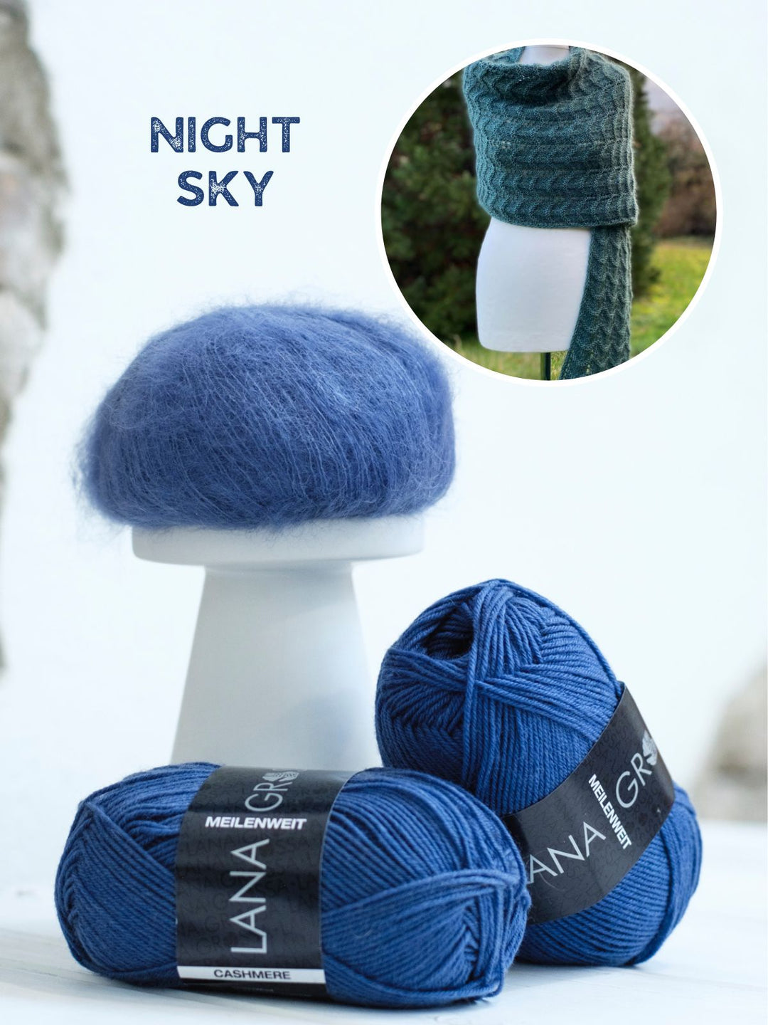 Strickpaket Lizas Tuch Winterwald