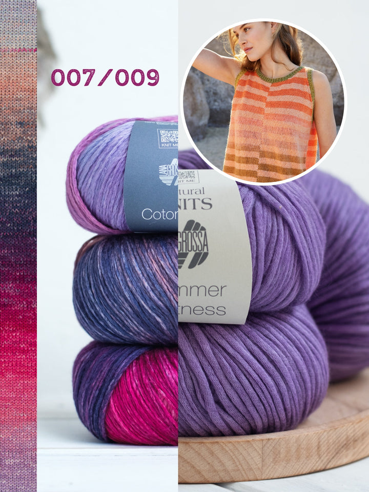 Strickpaket Cotonella Summer Softness Streifenshirt
