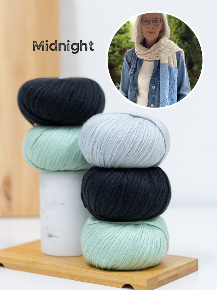 Strickpaket Lizas Tuch June Memories