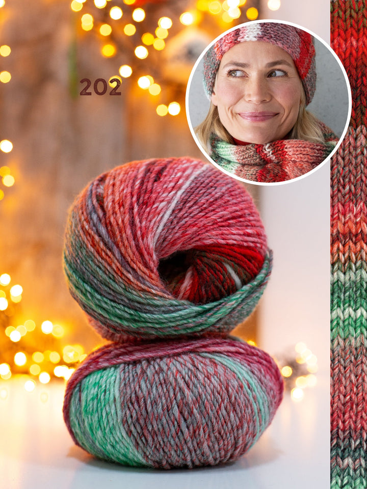 Strickpaket Christmas Edition Big Set – Mütze & Loop