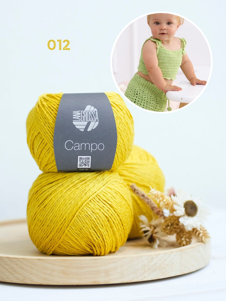 Häkelpaket Campo Babyset (Top + Röckchen)