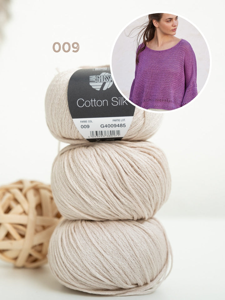 Strickpaket Cotton Silk Shirt