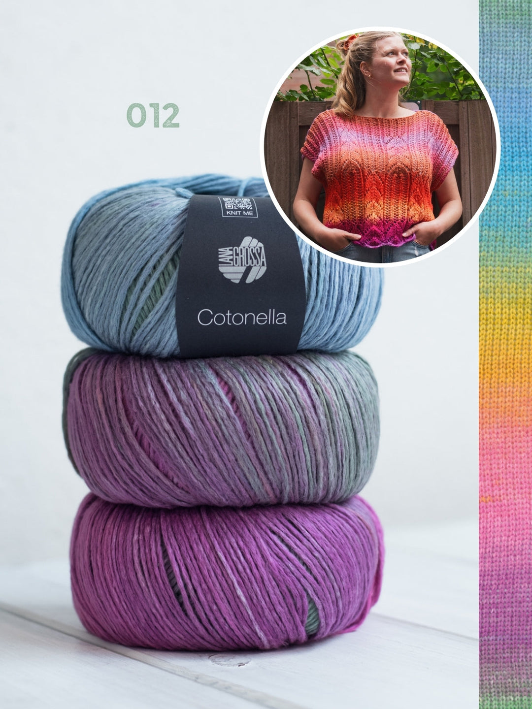 Strickpaket Sunset Ajour Top