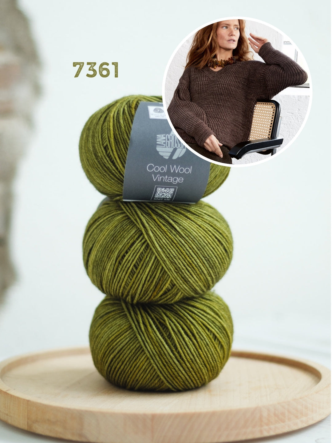 Strickpaket Pullover Marta II - Cool Wool Vintage
